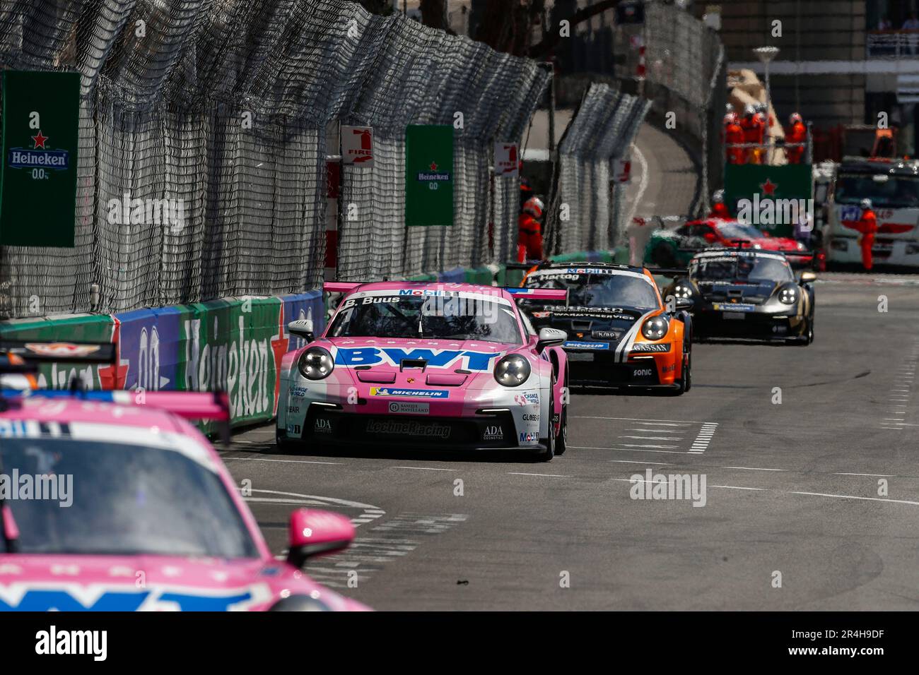 Monte-Carlo, Monaco. 28th maggio, 2023. #1 Bastian Buus (DK, BWT Lechner Racing), Porsche Mobil 1 Supercup al circuito di Monaco il 28 maggio 2023 a Monte-Carlo, Monaco. (Foto da ALTO DUE) Credit: dpa/Alamy Live News Foto Stock