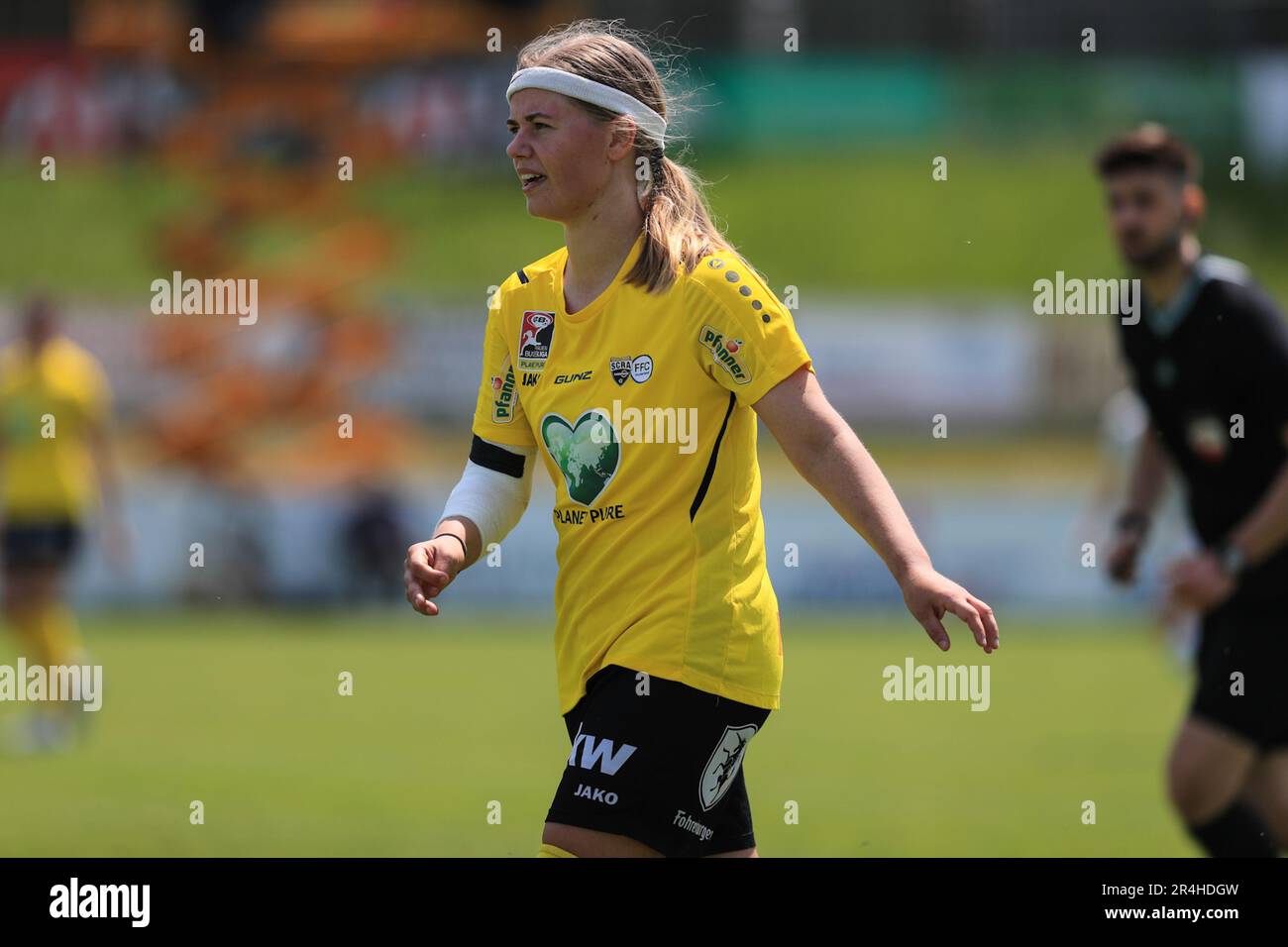 Maria Agerholm Olsen (10 Altach) durante il Planet pure Frauen Bundesliga Match USV Neulengbach vs SCR Altach a Wienerwald Stadion Neulengbach (Tom Seiss/ SPP) Credit: SPP Sport Press Photo. /Alamy Live News Foto Stock