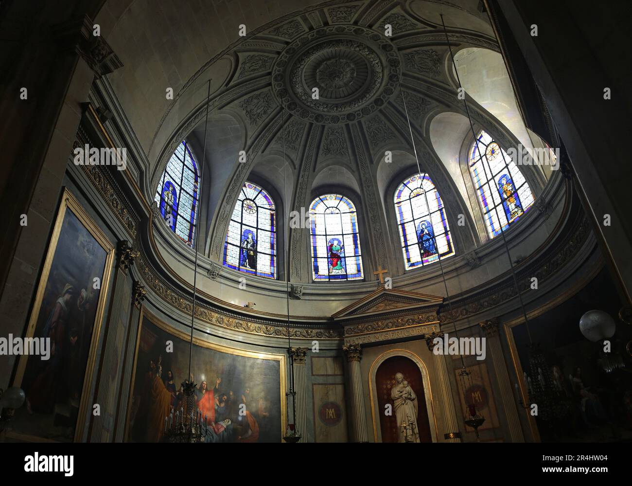 Cappella della Vergine - Saint-Etienne-Du-Mont - Parigi, Francia Foto Stock