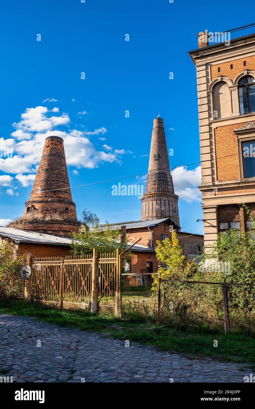 Vecchio forno di Lime, wriezen, Brandeburgo, Germania Foto Stock