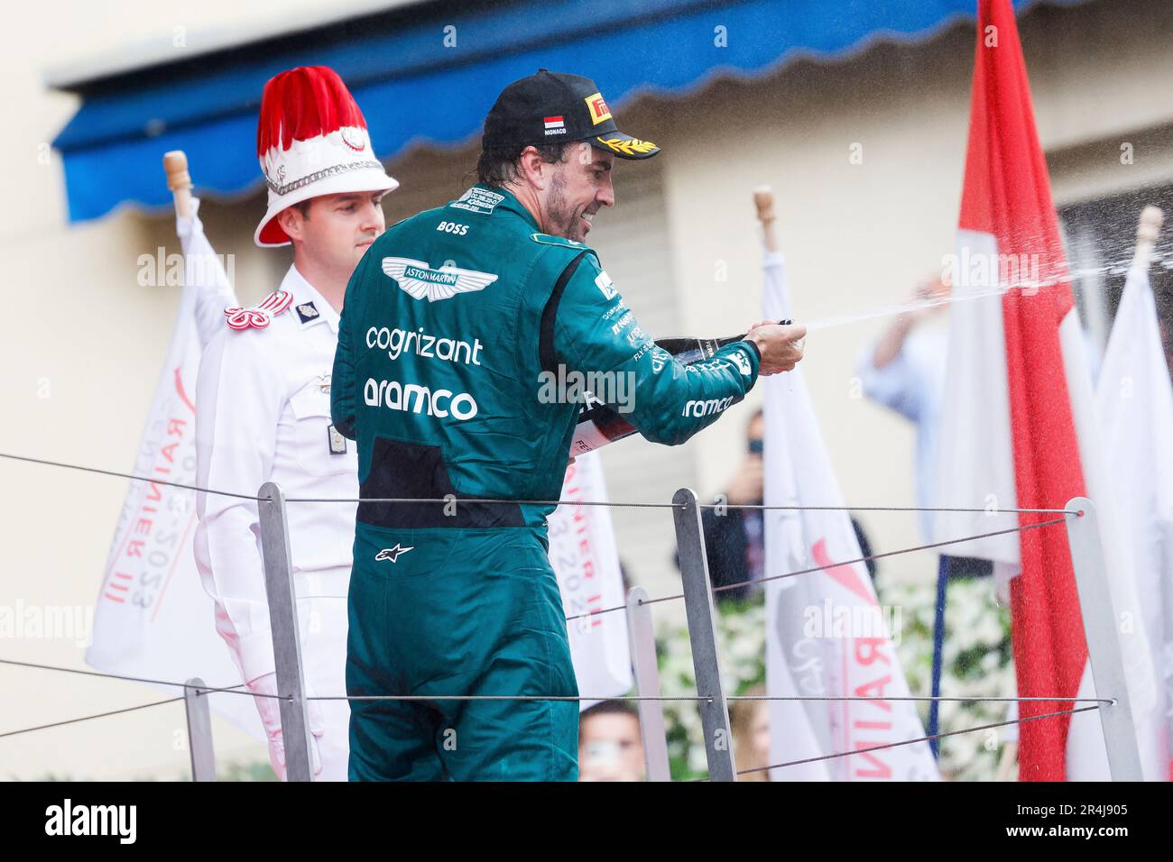 Monte-Carlo, Monaco. 28th maggio, 2023. N. 14 Fernando Alonso (ESP, Aston Martin Aramco Cognizant F1 Team), Gran Premio di Monaco F1 al circuito di Monaco il 28 maggio 2023 a Monte-Carlo, Monaco. (Foto da ALTO DUE) Credit: dpa/Alamy Live News Foto Stock