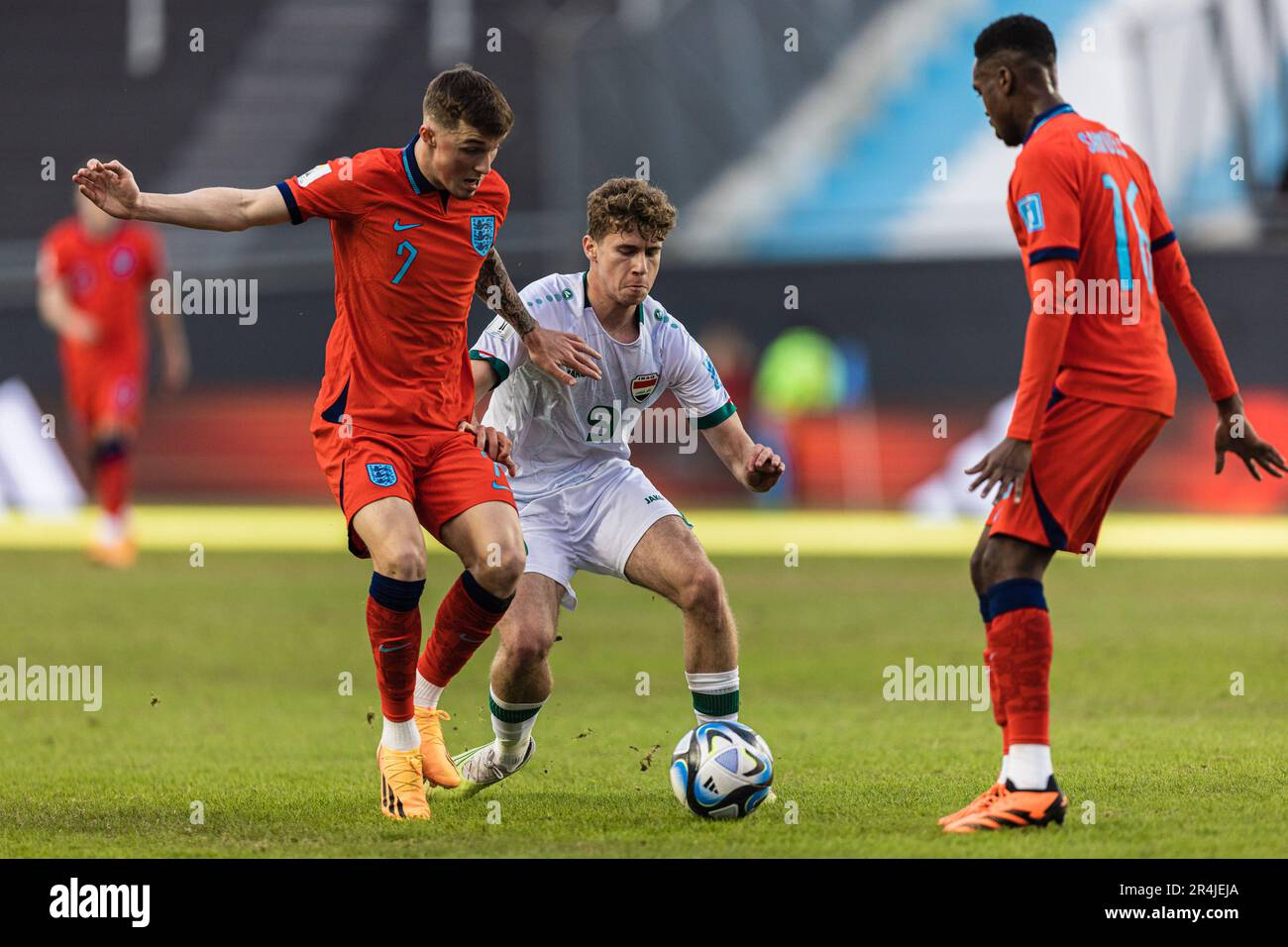 La Plata, Argentina. 28th maggio, 2023. 20 Coppa del mondo di gruppo tra l'Iraq e l'Inghilterra allo stadio la Plata. Credit: Sporteo/FotoArena/Alamy Live News Foto Stock