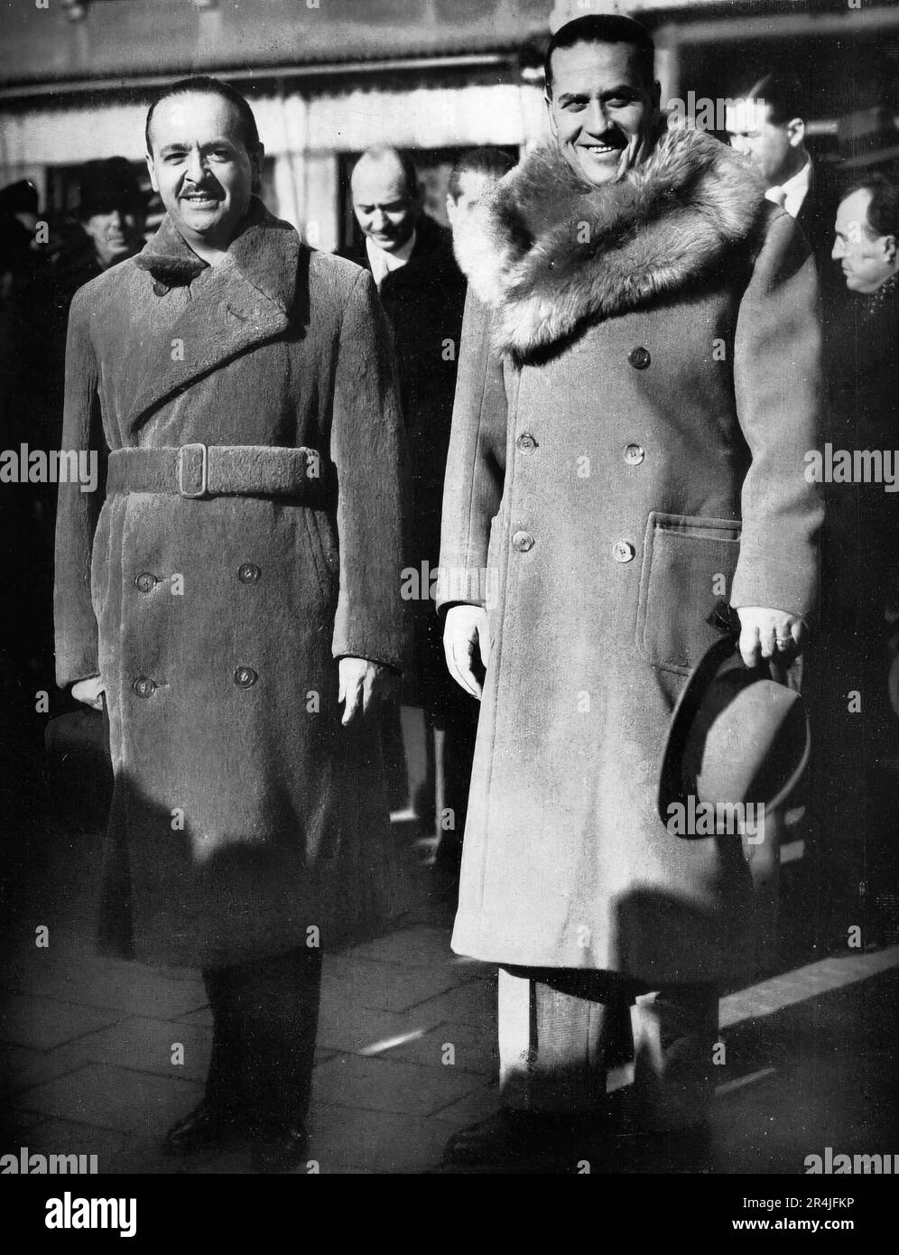 Gian Galeazzo ciano, uomo politico italiano, figura importante del regime fascista italiano, nel 1930 sposò Edda, figlia di Mussolini. Foto Stock