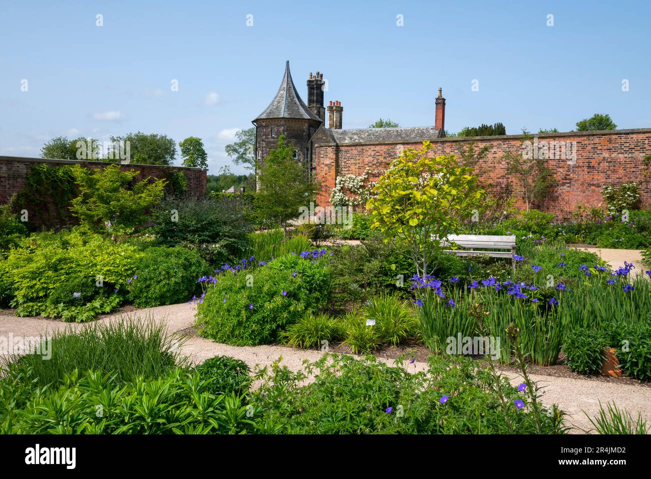 The Paradise Garden a RHS Bridgewater, Worsley Greater Manchester, Inghilterra. Foto Stock