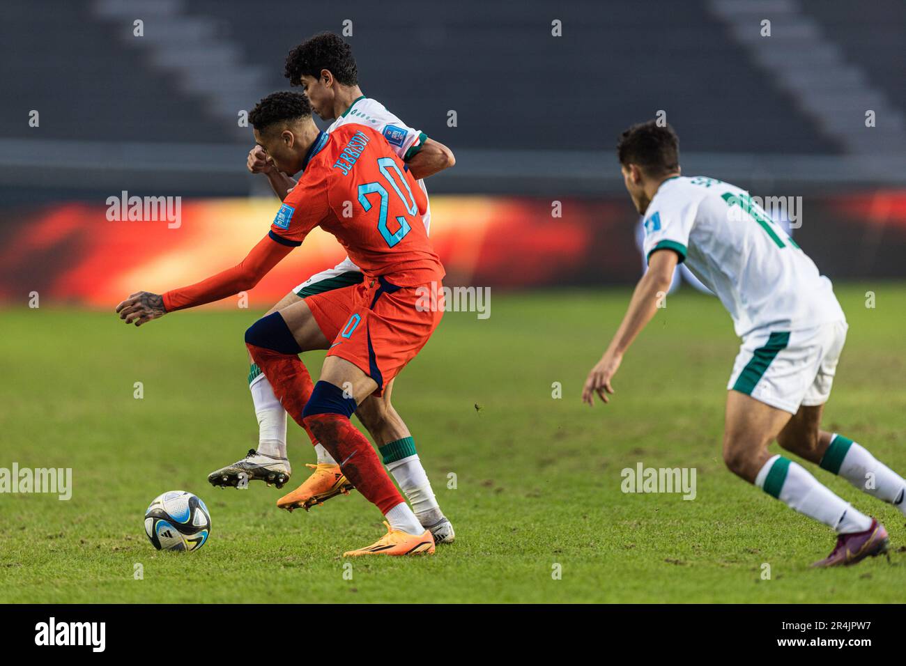 La Plata, Argentina. 28th maggio, 2023. 20 Coppa del mondo di gruppo tra l'Iraq e l'Inghilterra allo stadio la Plata. Credit: Sporteo/FotoArena/Alamy Live News Foto Stock