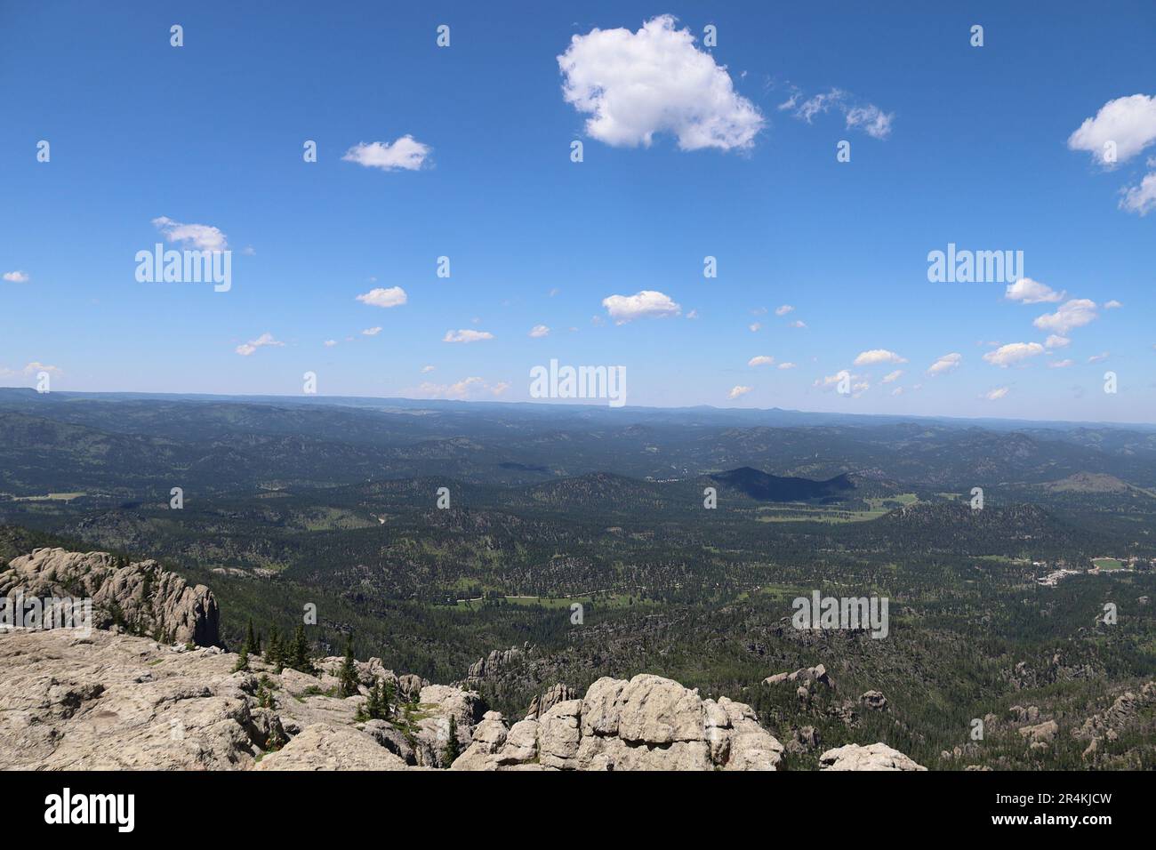 Vista sul parco statale di Custer nel South Dakota Foto Stock