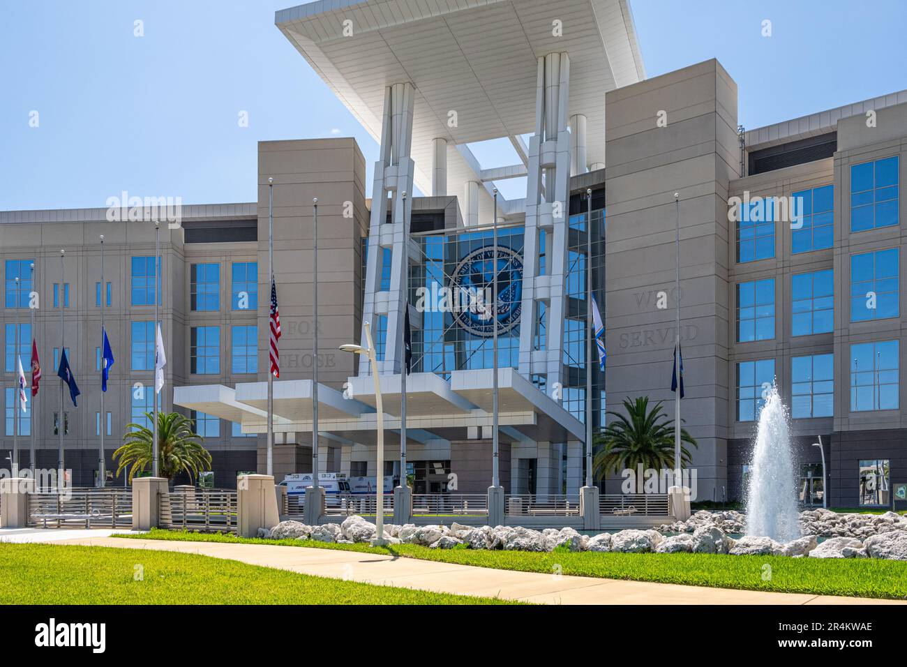 Orlando VA Medical Center presso il lago Nona di Orlando, Florida. (USA) Foto Stock