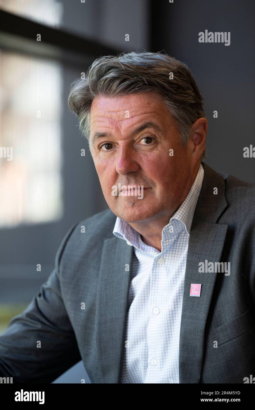 Stoccolma, Svezia. 22nd maggio, 2023. Geir Karlsen, CEO di Norwegian Air Shuttle, fotografato a Stoccolma, Svezia, 22 maggio 2023.Photo: Henrik Montgomery/TT/code 10060 Credit: TT News Agency/Alamy Live News Foto Stock