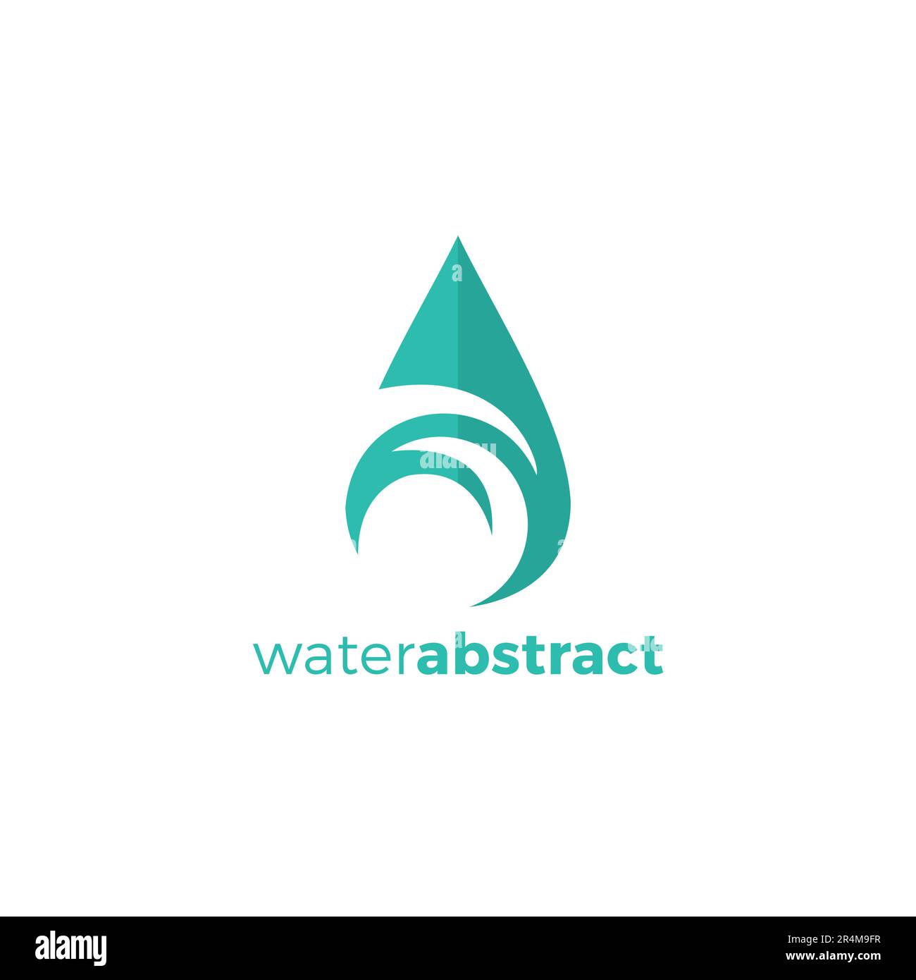 Vettore logo Water Abstract. Water Icon Design Illustrazione Vettoriale