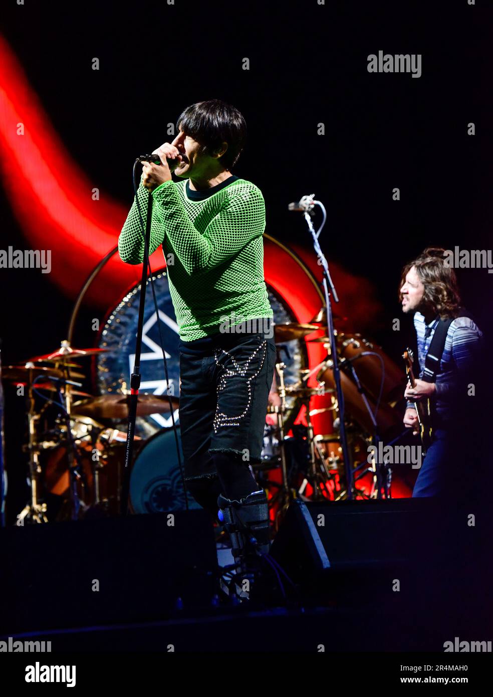 Napa, California, Stati Uniti. 28th maggio, 2023. I Red Hot Chili Peppers si esibiscono sul palco al BottleRock 2023 Music Festival. Credit: Ken Howard/Alamy Live News Foto Stock
