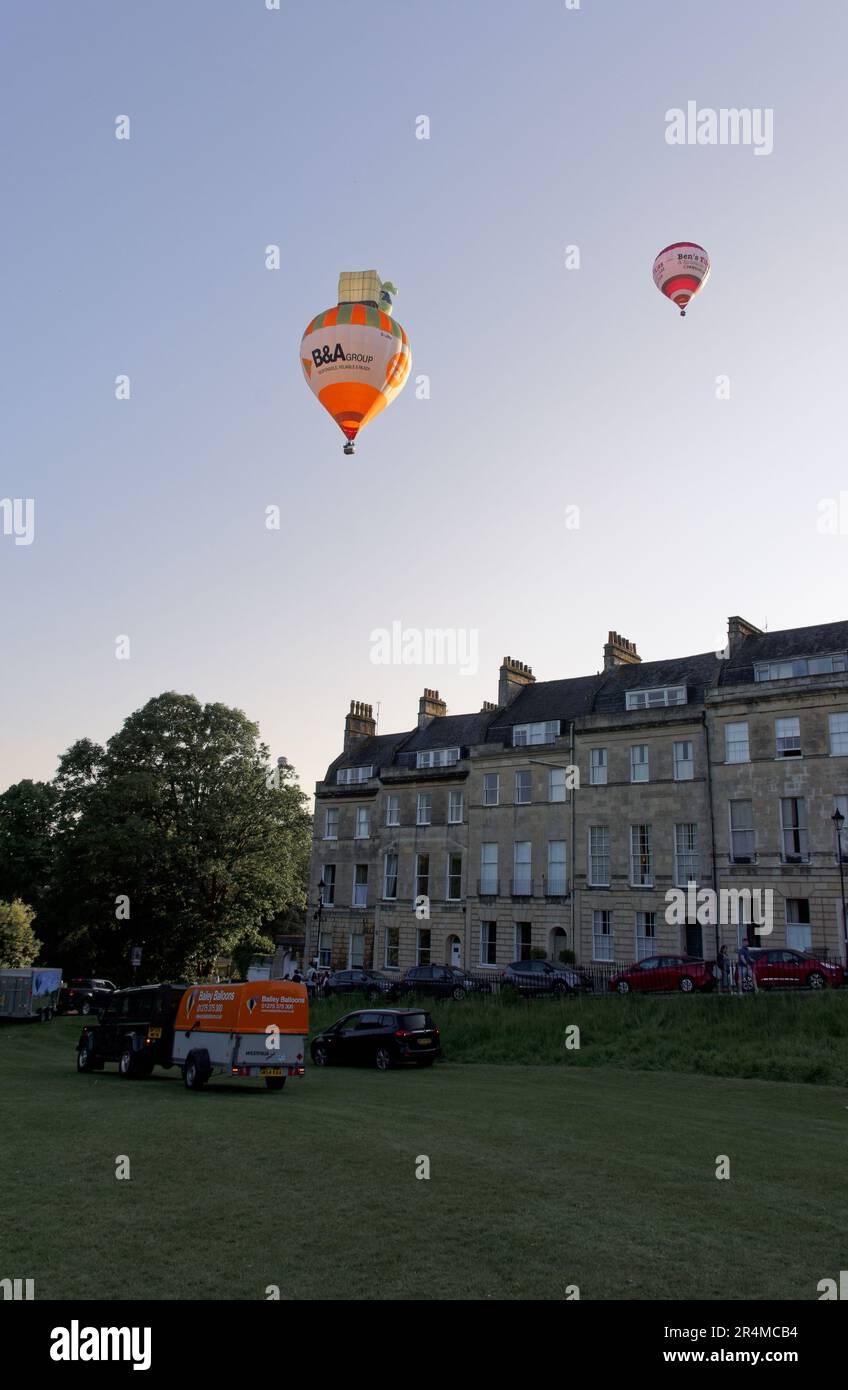 Le mongolfiere al Bath Balloon incontrano il 2023 Foto Stock