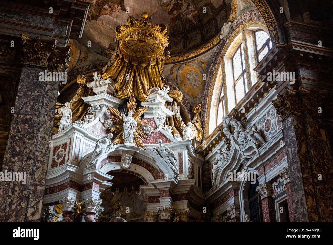 Altare della chiesa di Santa Maria di Nazareth Foto Stock