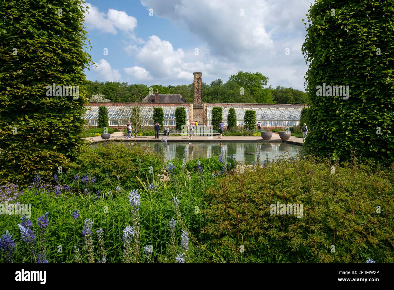 The Paradise Garden a RHS Bridgewater, Worsley Greater Manchester, Inghilterra. Foto Stock