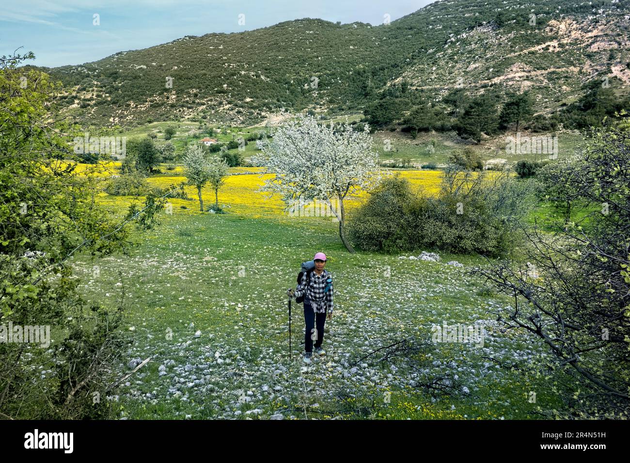 Primavera sulla Via Licia, Saribelen Turchia Foto Stock