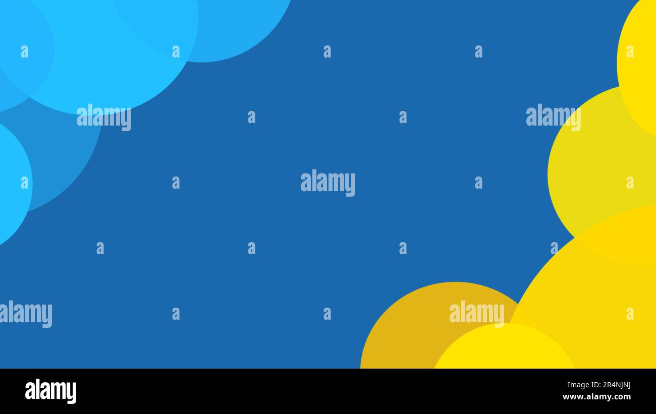 Sfondo a tema cielo in uno stile minimalista. Illustrazione vettoriale per sfondo, copertina, banner Web, poster, cartelloni, e presentazioni vivide. Foto Stock