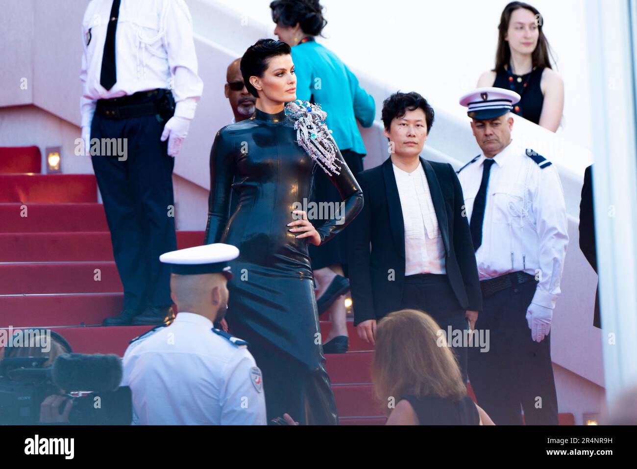 Cannes, Francia, 27th maggio 2023, Isabeli Fontana partecipa al 76th° festival annuale del cinema di Cannes al Palais des Festivals (Credits photo: Giovanna Onofri) Foto Stock