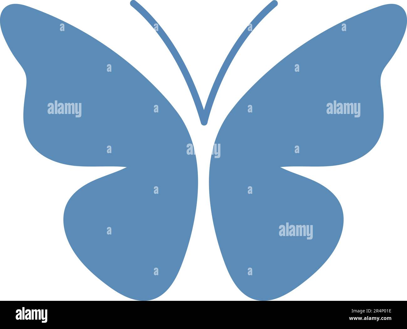 bella farfalla logo disegno vettoriale Illustrazione Vettoriale