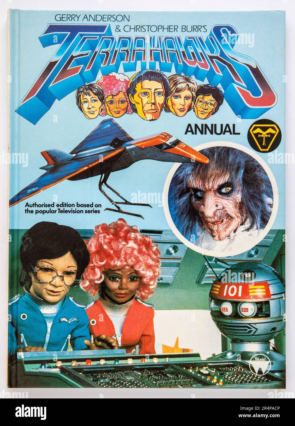 Annuale dedicato alla serie televisiva per bambini Terrahawks di Gerry Anderson Foto Stock
