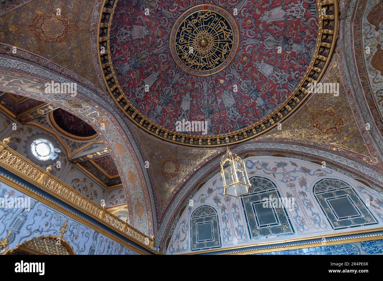 La Sala Imperiale nel Palazzo Topkapi, Istanbul, Turchia Foto Stock
