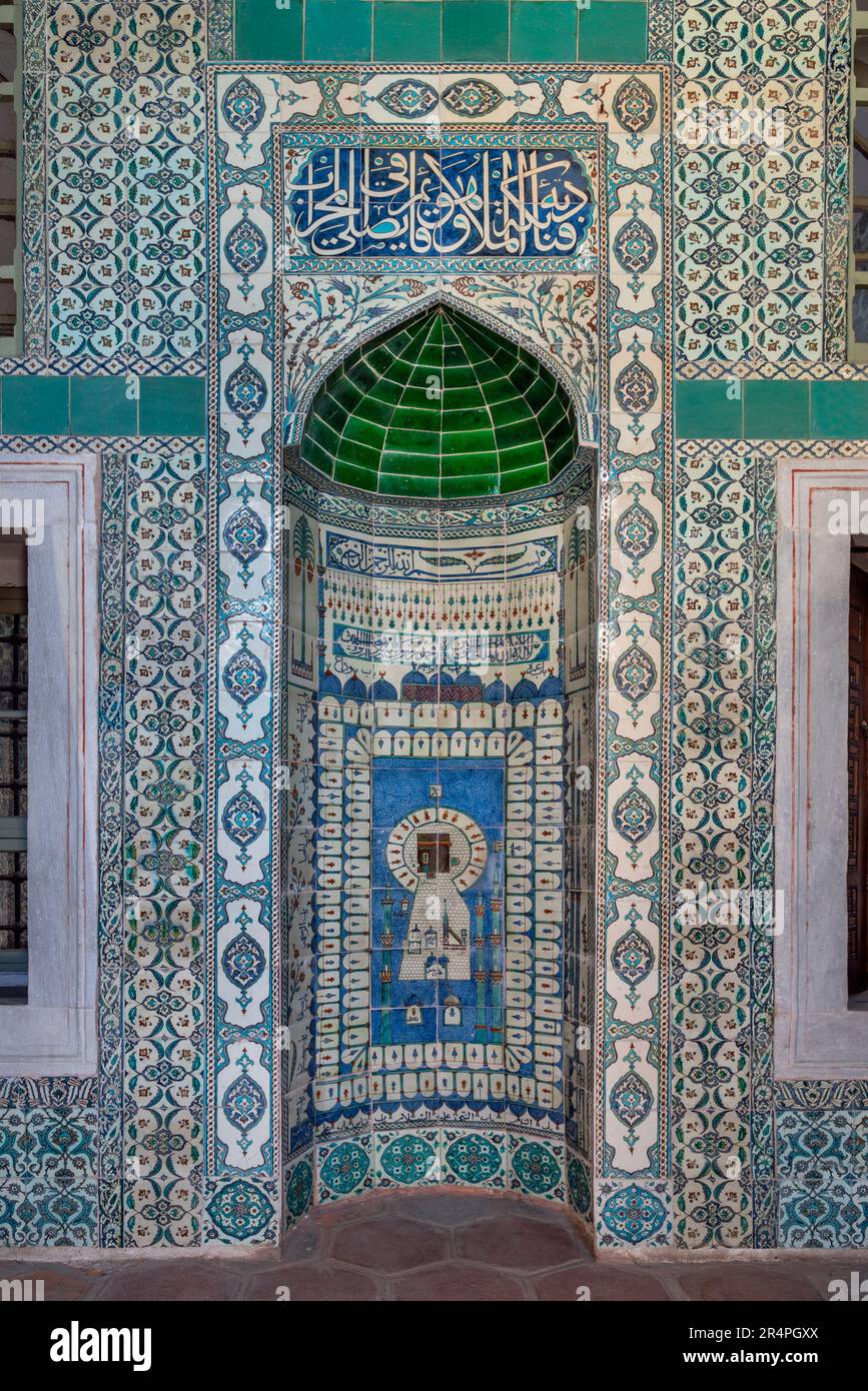 L'Harem Imperiale nel Palazzo Topkapi, Istanbul, Turchia Foto Stock