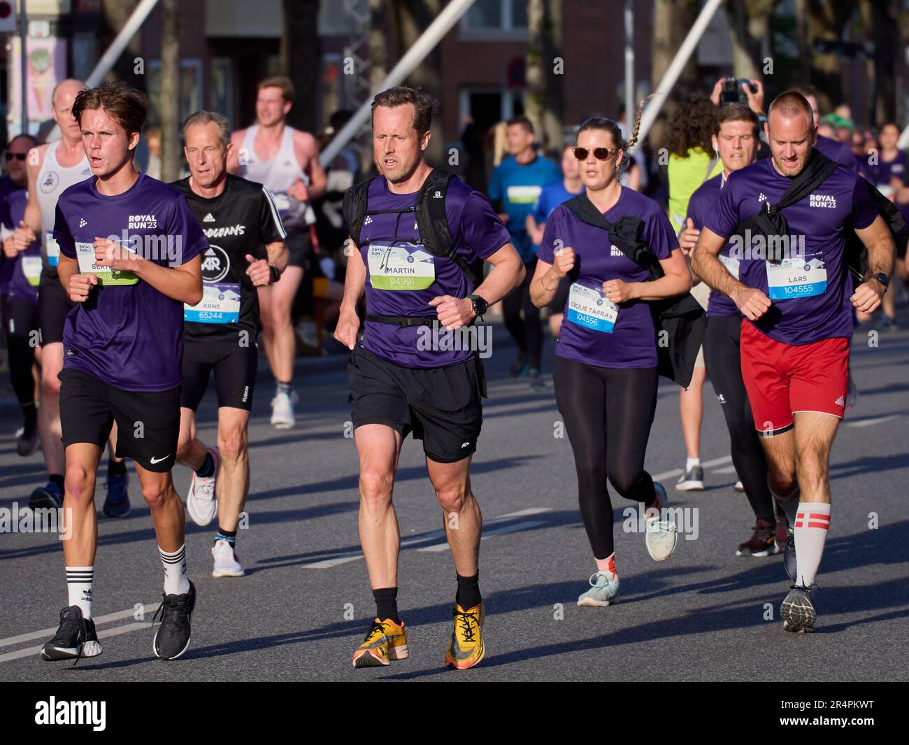 Royal correre 2023 10K rotta a Copenaghen Foto Stock