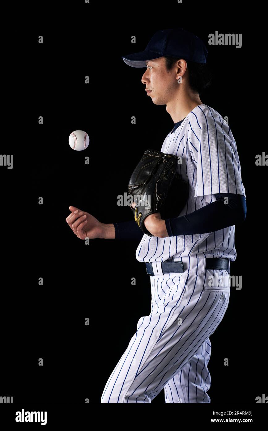 Giocatore di baseball giapponese Foto Stock