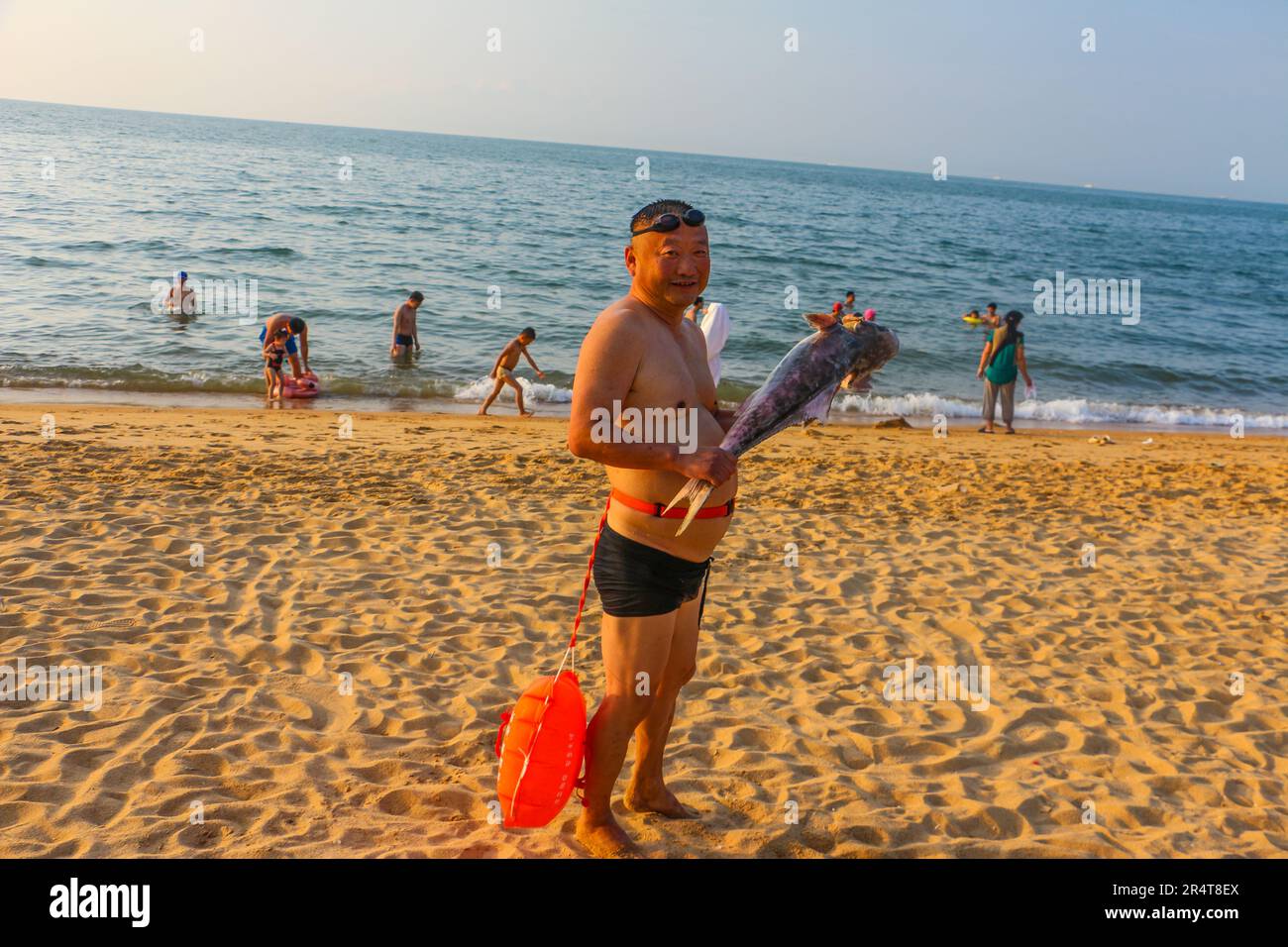 Pesca in Hainan Foto Stock