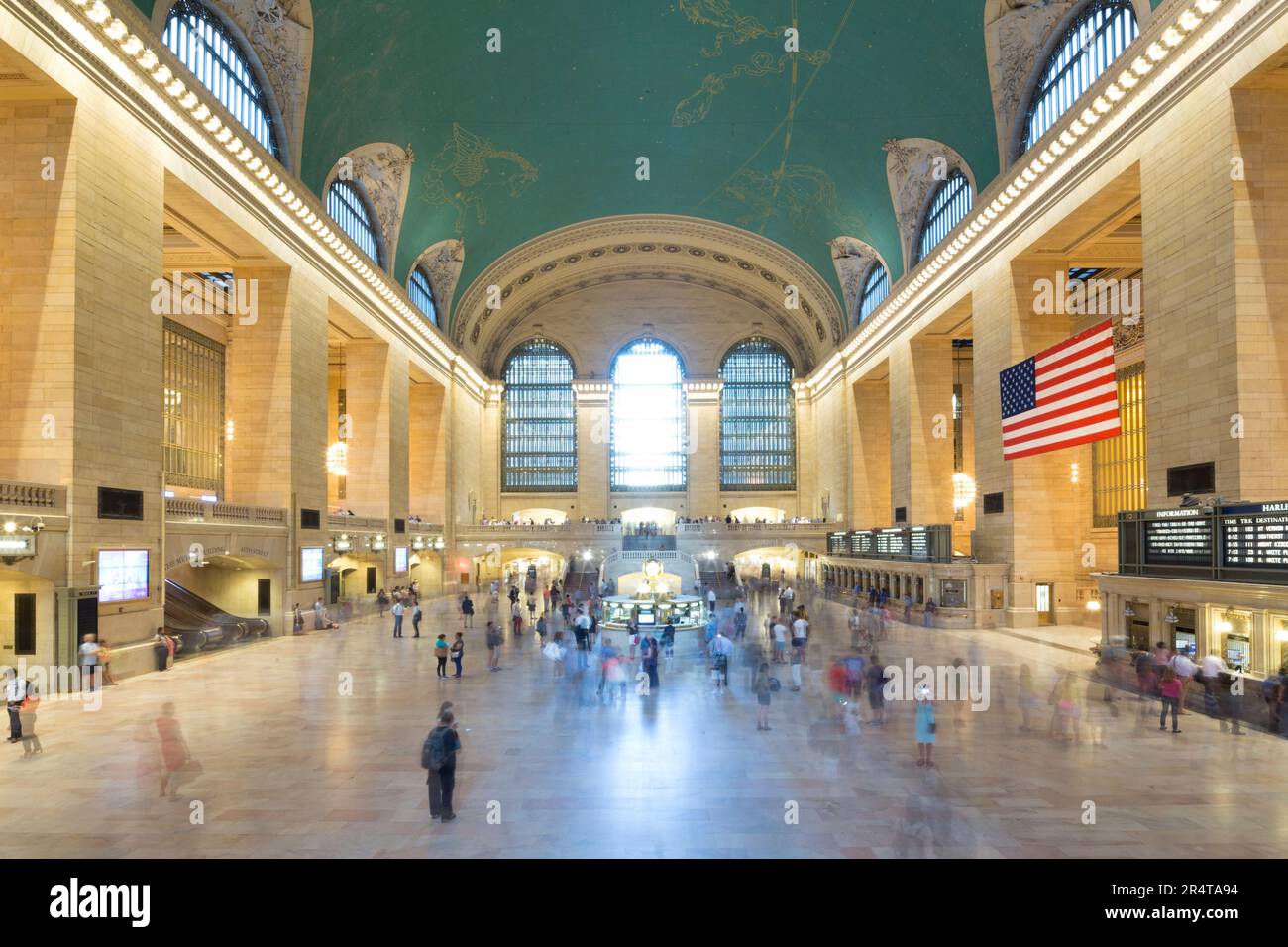 US, New York, Grand Central Terminus all'interno della sala principale. Foto Stock