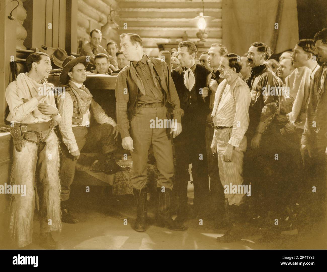 Attori Benny Rubin, Cliff Edwards e Johnny Mack Brown nel film Montana Moon, USA 1930 Foto Stock