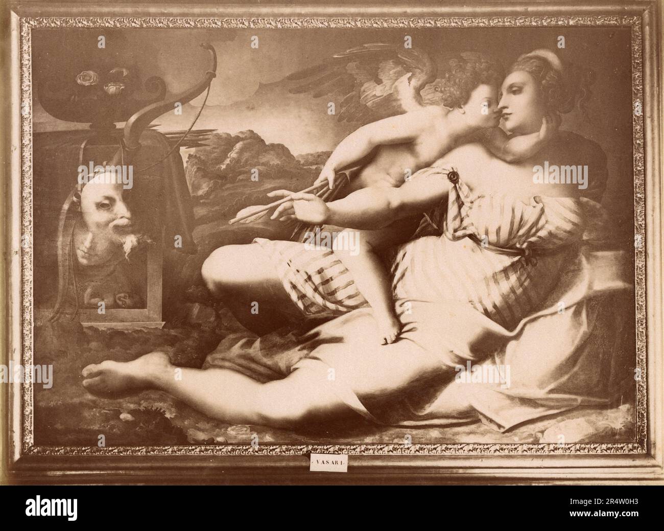 Il giorno, dipinto dell'artista italiano Giorgio Vasari, Galleria dipinti a Palazzo colonna, Roma, Italia 1900s Foto Stock