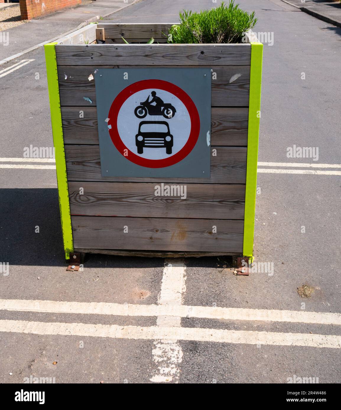 Bullard eretto come parte del quartiere a basso traffico di Oxford LTN Foto Stock