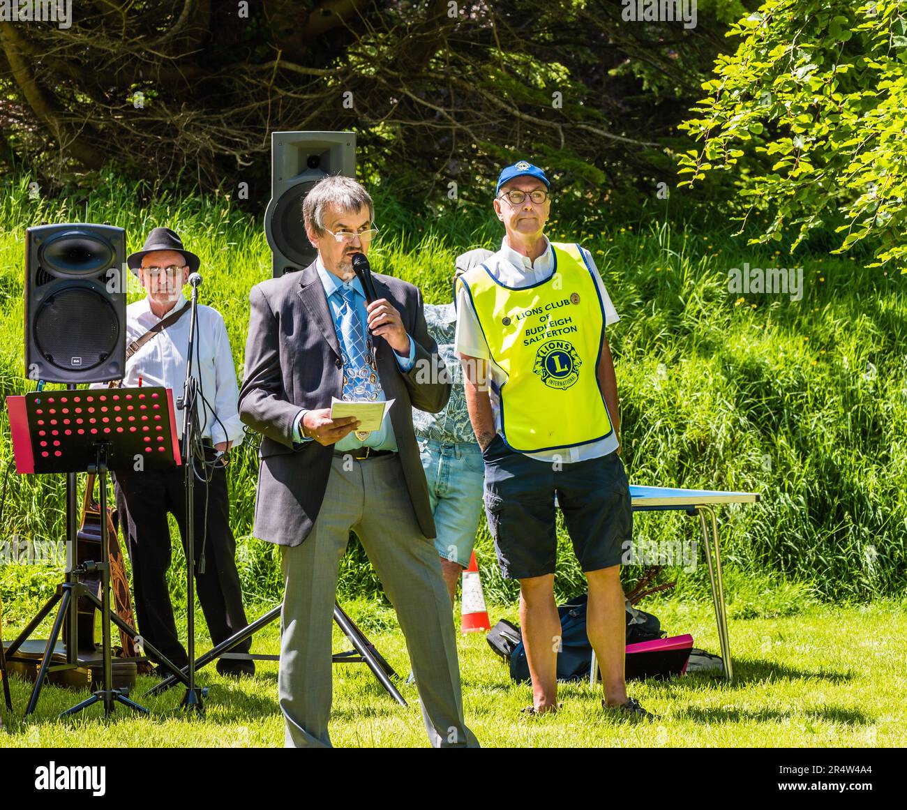 Budleigh Gala Week. Apertura della settimana Foto Stock