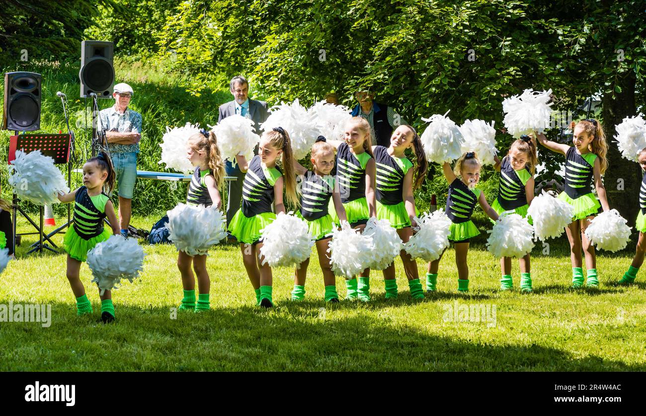 Budleigh Gala Week. Apertura della settimana Foto Stock