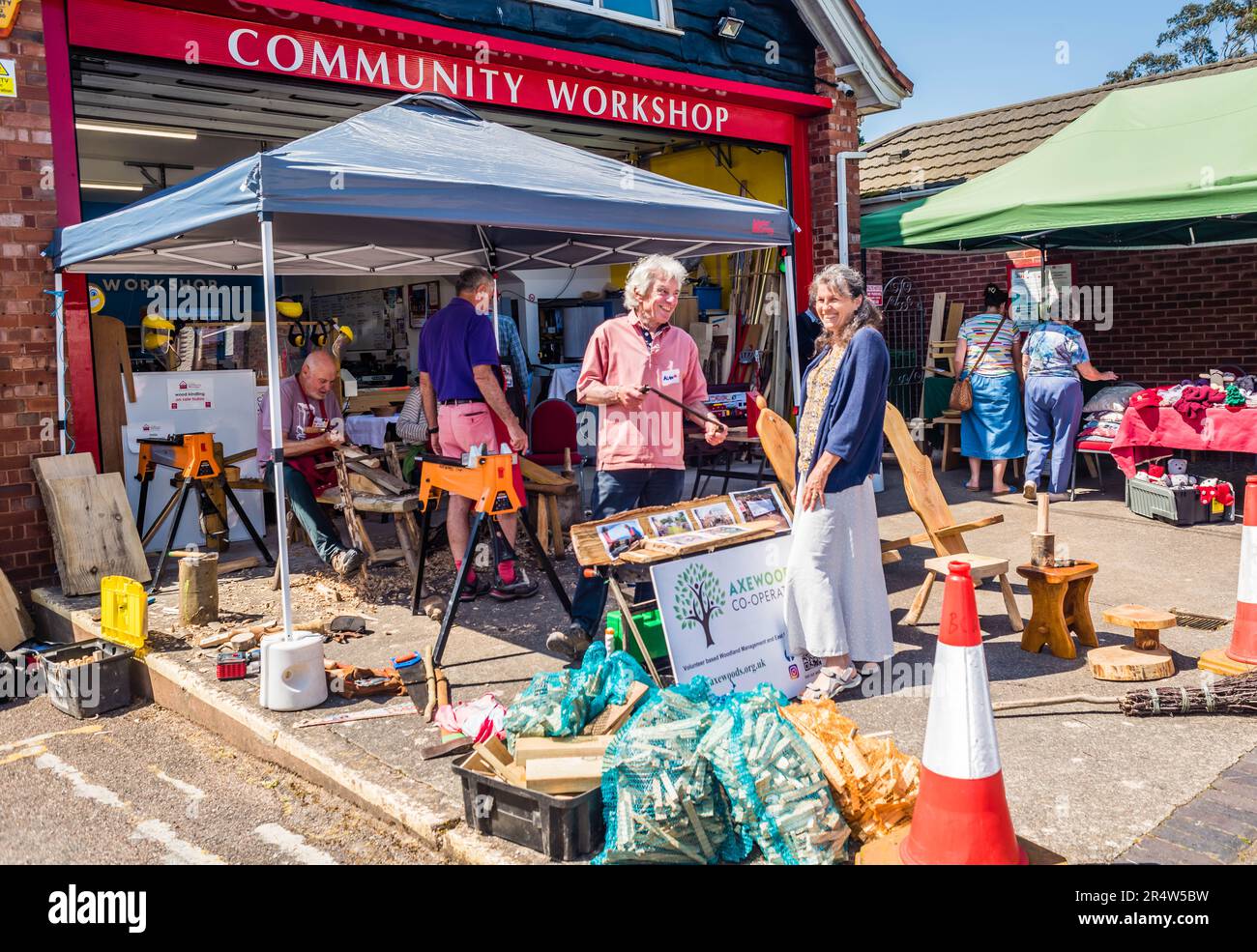 Budleigh Salterton Gala Week. Workshop della comunità. Foto Stock