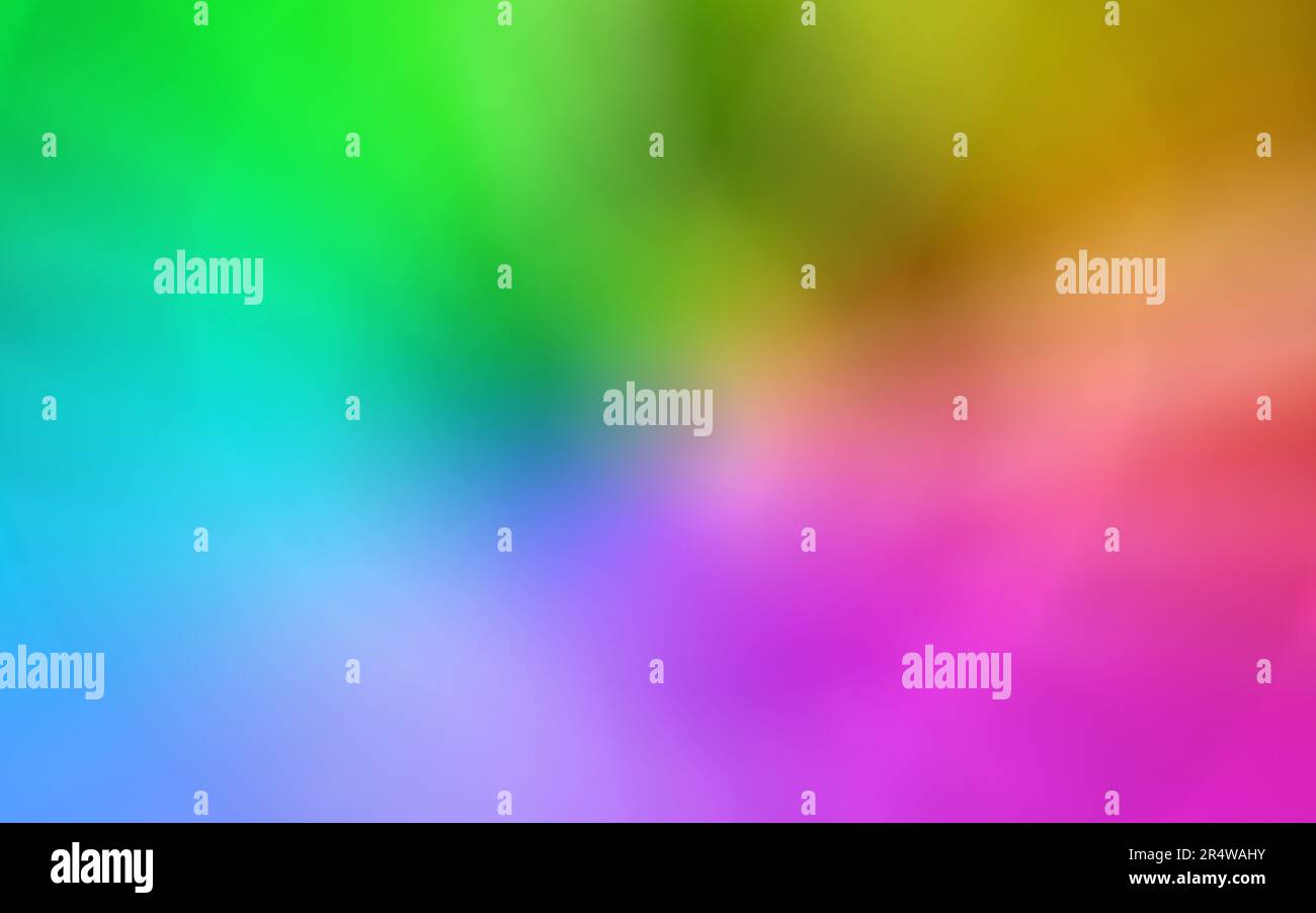 Rainbow Colors digital blur sullo sfondo panorama Foto Stock