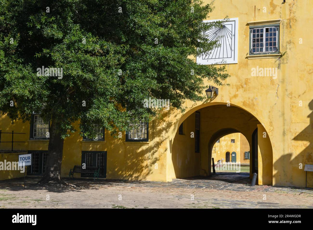 Città del Capo, Sudafrica - 2 febbraio 2023: Castello di buona speranza a Città del Capo, in Sudafrica Foto Stock