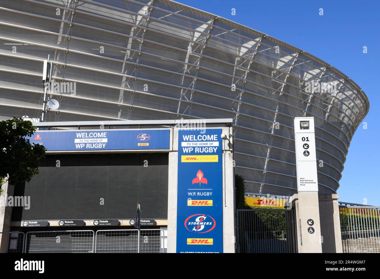 Città del Capo, Sudafrica - 2 febbraio 2023: Stadio di calcio di Città del Capo in Sudafrica Foto Stock