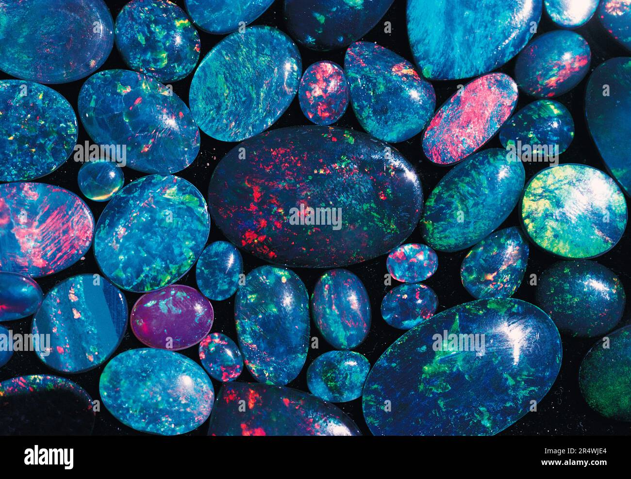 Australia. Australia Meridionale. Coober Pedy. Primo piano di vita di Opals. Foto Stock