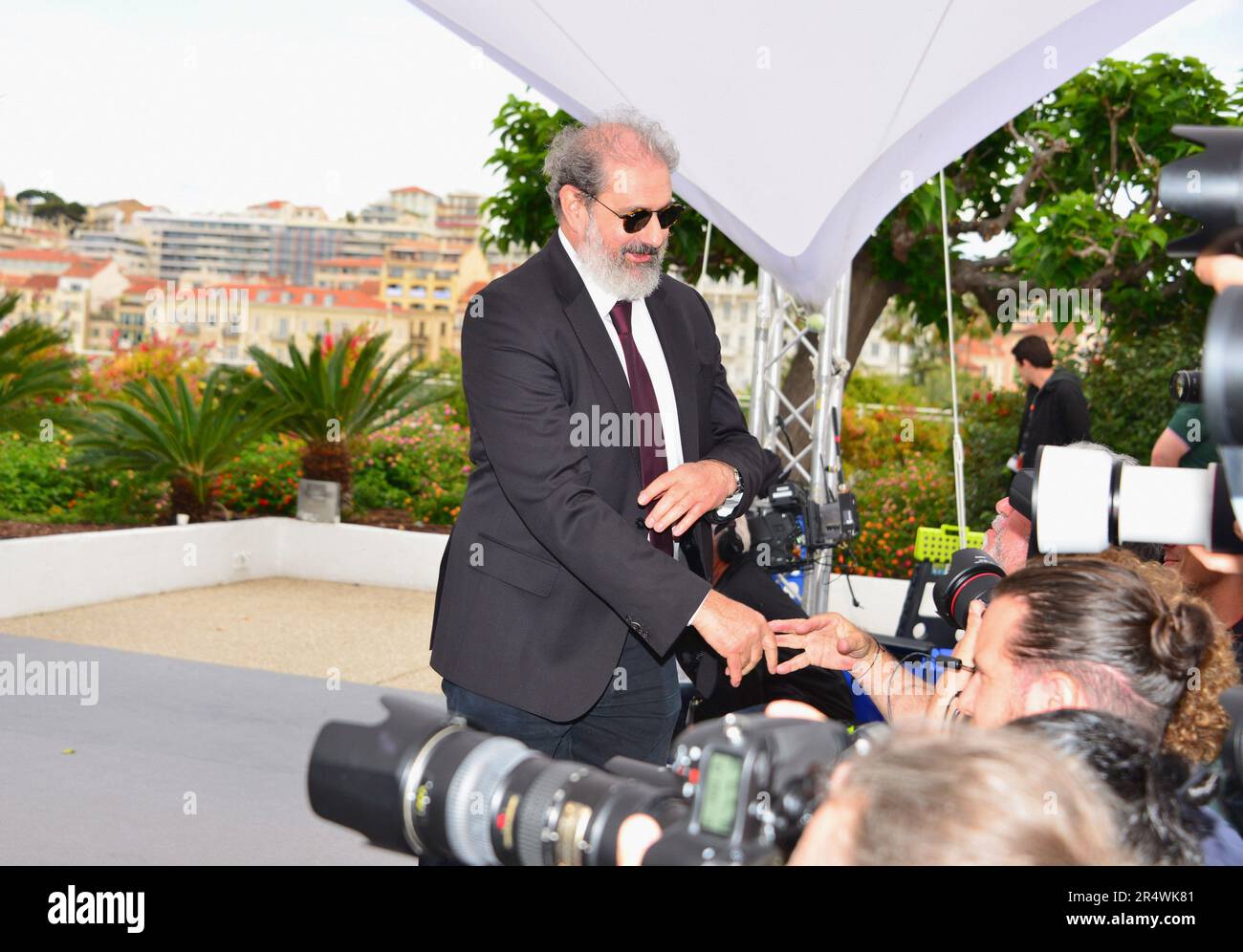 Gustave Kervern Fotocall del film 'Rosalie' 76th Cannes Film Festival 18 maggio 2023 Foto Stock