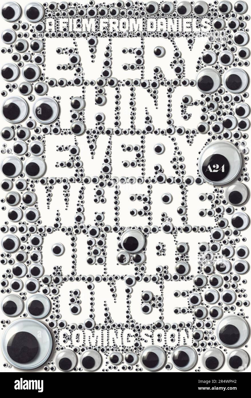 Everything Everywhere All At Once anno : 2022 USA regista : Dan Kwan, Daniel Scheinert Jamie Lee Curtis, Michelle Yeoh poster americano Oscar Best Motion picture 2023 Foto Stock
