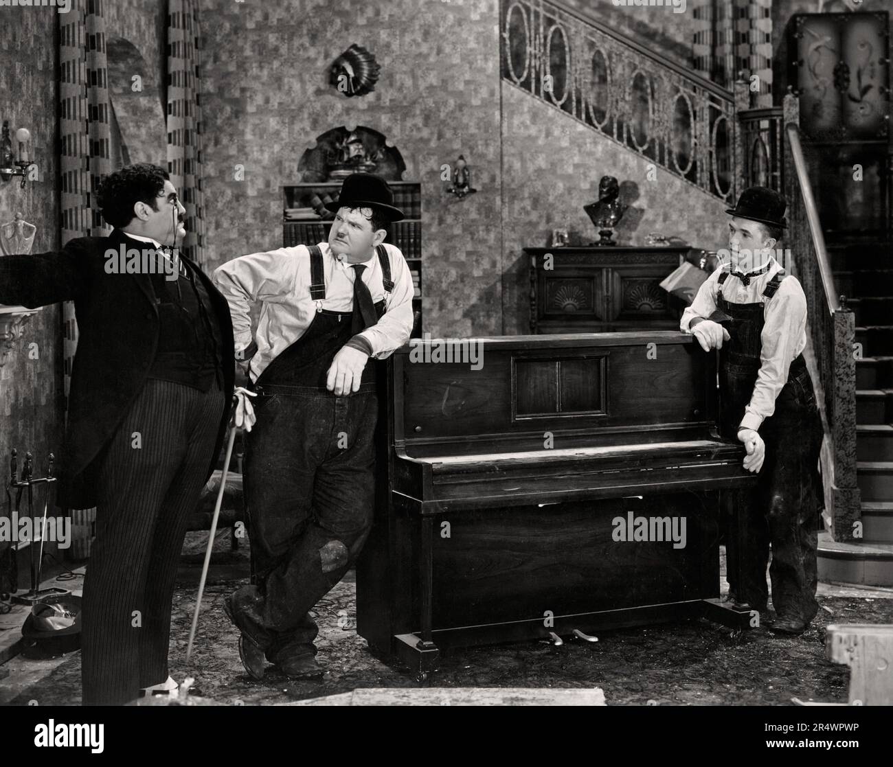 The Music Box Year : 1932 - USA regista : James Parrott Billy Gilbert, Oliver Hardy, Stan Laurel cortometraggio Foto Stock