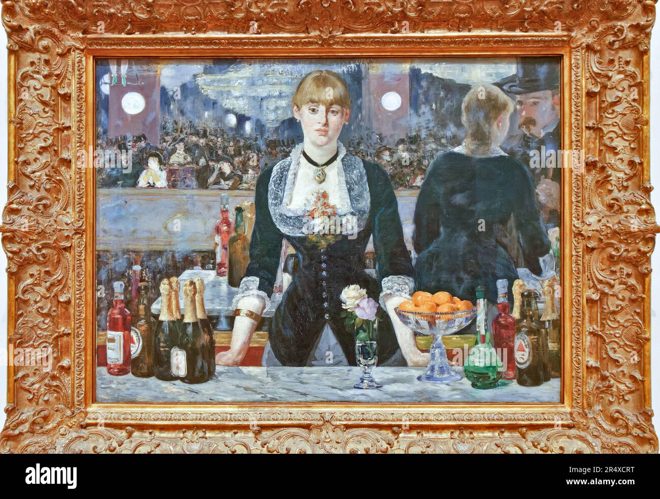 Londra The Courtauld Gallery Somerset House French School Edouard Manet Bar al Folies Bergere Foto Stock