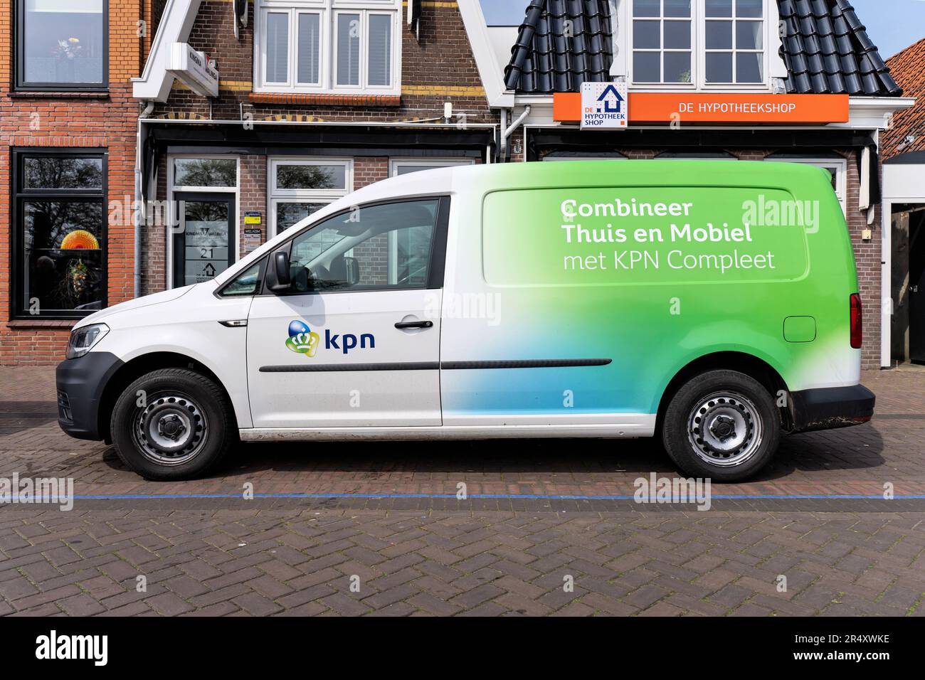 KPN Volkswagen Caddy. KPN è un'azienda olandese di telecomunicazioni mobili e fisse. Foto Stock