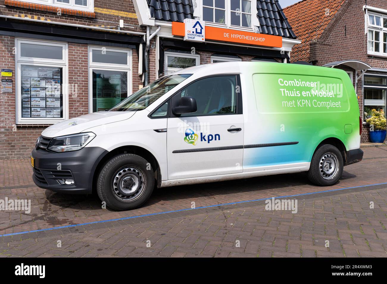 KPN Volkswagen Caddy. KPN è un'azienda olandese di telecomunicazioni mobili e fisse. Foto Stock