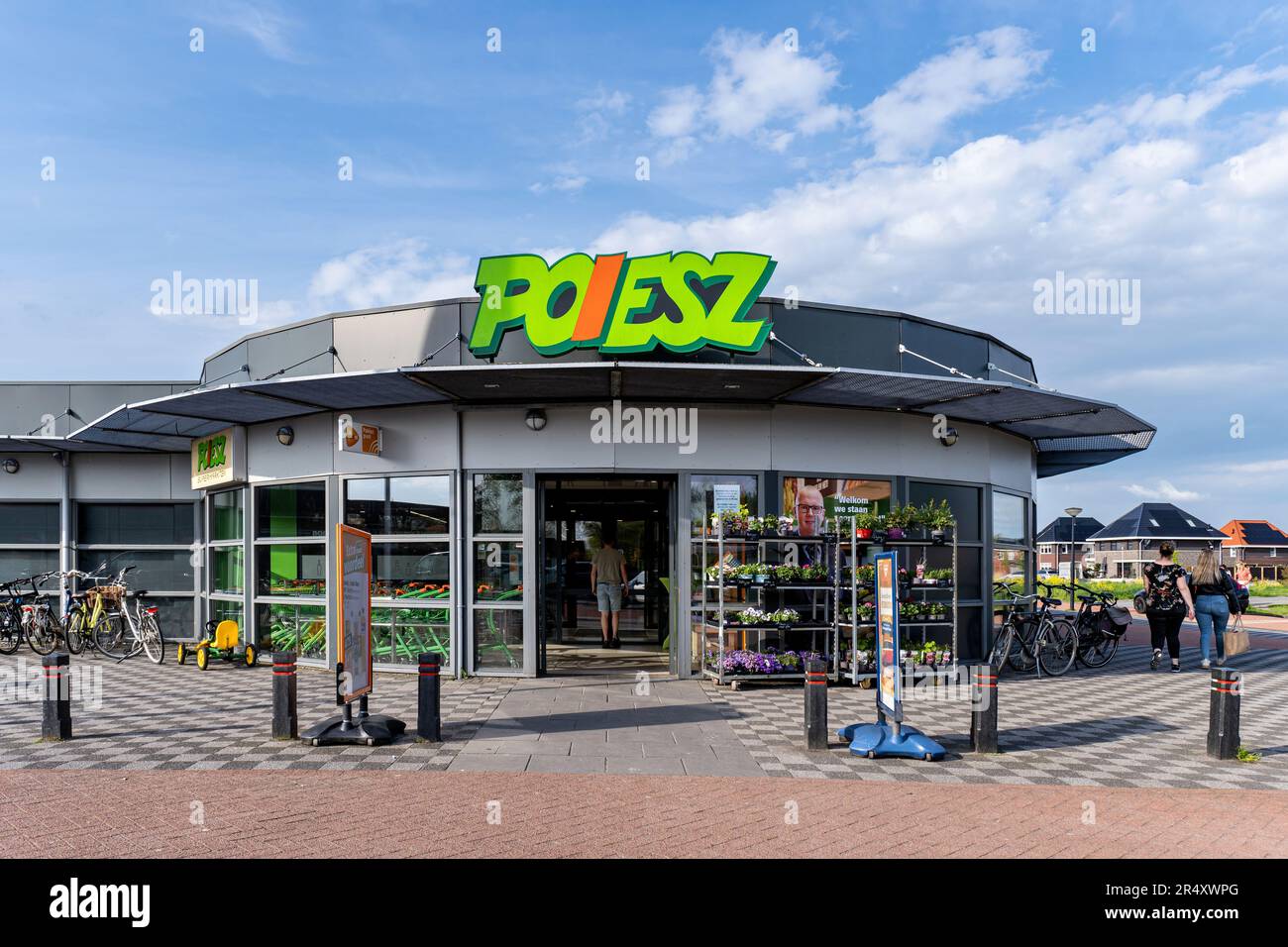 Supermercato Poiesz a Lemmer, Paesi Bassi Foto Stock