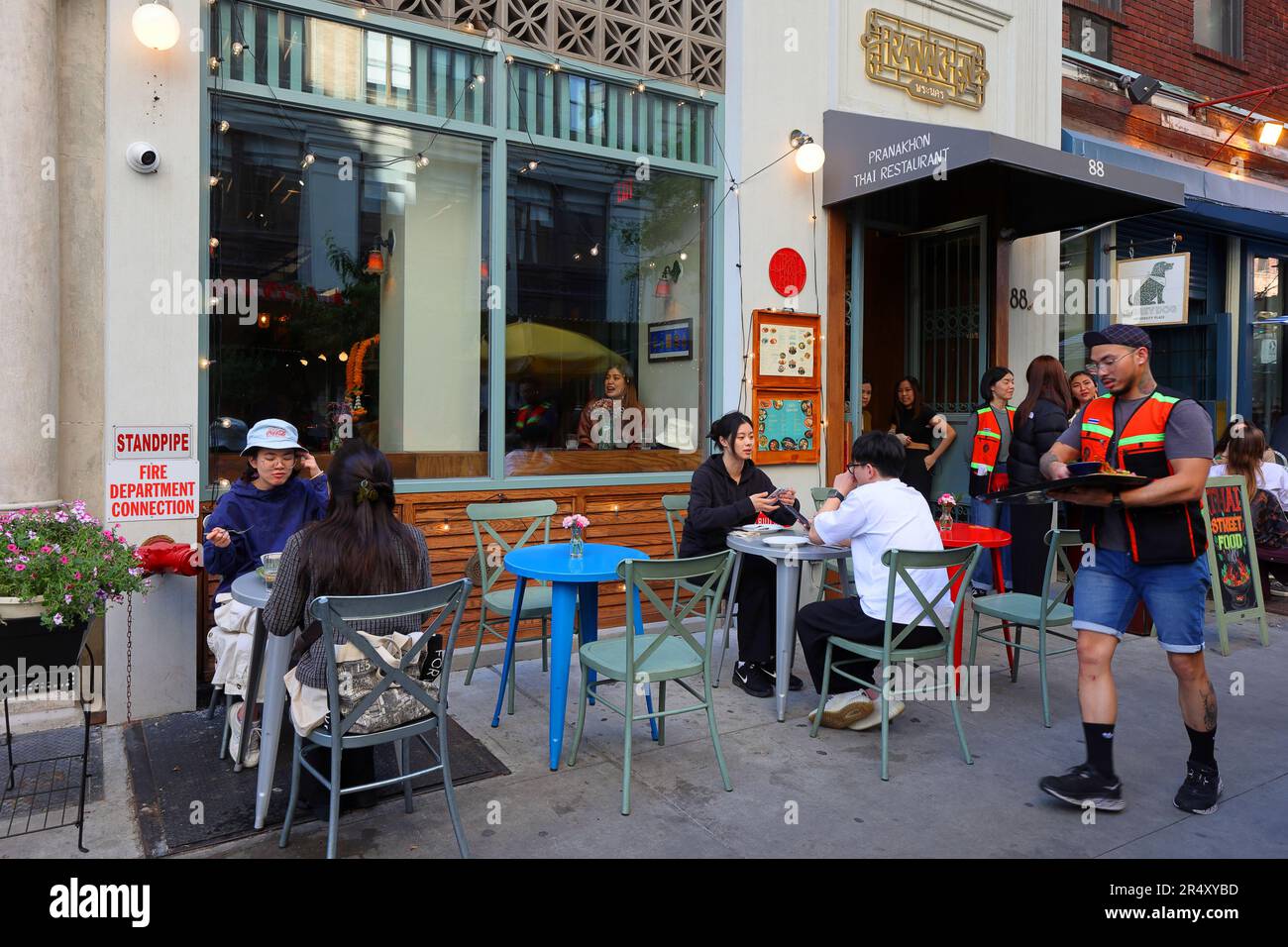 Pranakhon พระนคร, 88 University Pl, New York, foto di un ristorante tailandese nel quartiere Greenwich Village di Manhattan. Foto Stock