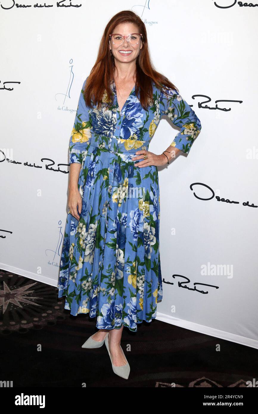 Colleghi Primavera pranzo 2023 al Beverly Hilton Hotel il 25 Aprile 2023 a Beverly Hills, CA con: Debra Messing dove: Beverly Hills, California, Stati Uniti quando: 25 Aprile 2023 credito: Nicky Nelson/WENN Foto Stock