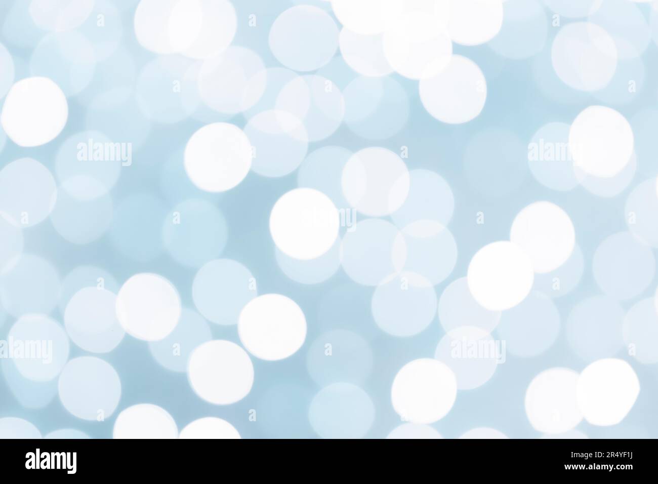 Azzurro glitter festoso sfondo astratto con luci bokeh. Foto Stock