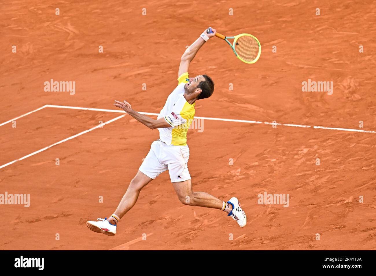 Parigi, Francia. 30th maggio, 2023. Richard Gasquet durante il French Open, torneo di tennis Grand Slam il 30 maggio 2023 allo stadio Roland Garros di Parigi. Credit: Victor Joly/Alamy Live News Foto Stock