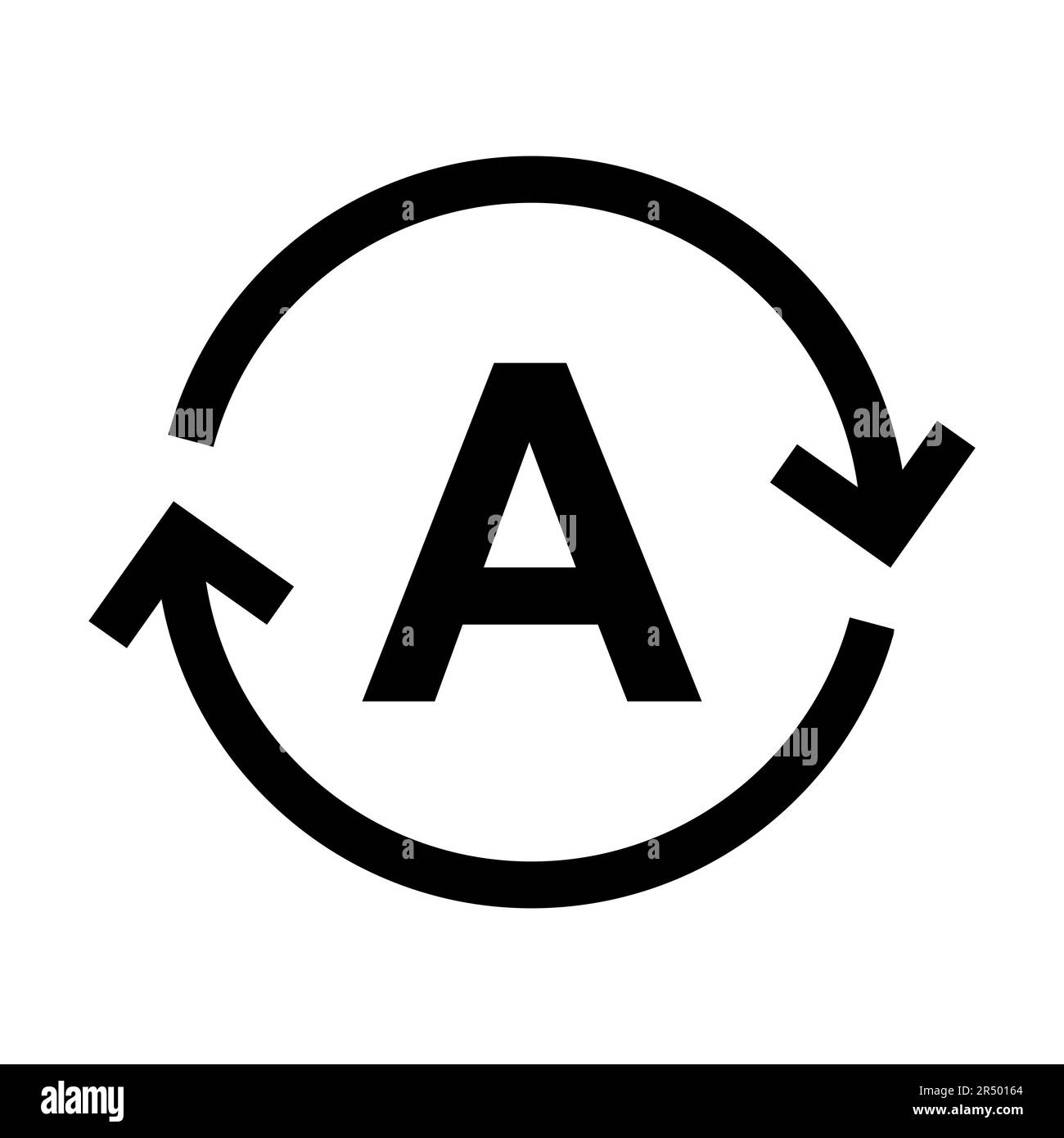 Vettore icona Stop/Start automatico per disattivare automaticamente il segnale del motore dell'auto per design grafico, logo, sito Web, social media, app mobile, UI Illustrazione Vettoriale